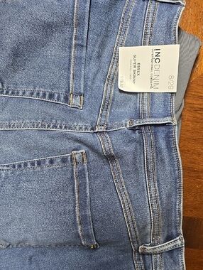 INC International Concepts Essex Super Skinny Jeans in Medium Blue